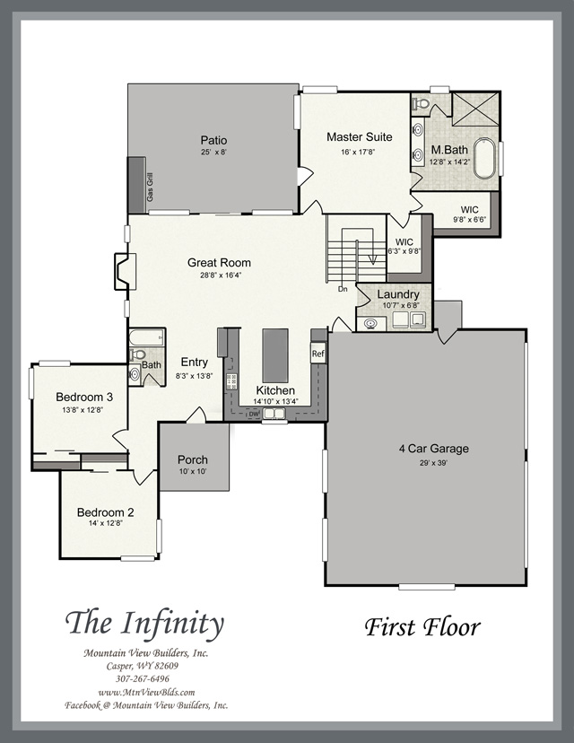 The Infinity by Mountain View Builders of Casper Wyoming